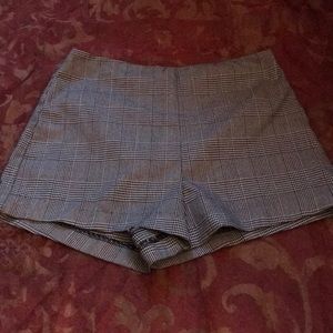 Plaid shorts